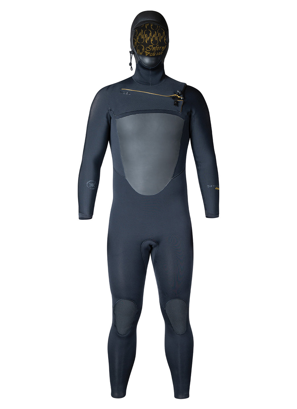 ゲロル Xcel Men's Drylock 6/5MM Hooded Fullsuit Wetsuit at SwimOutlet.com