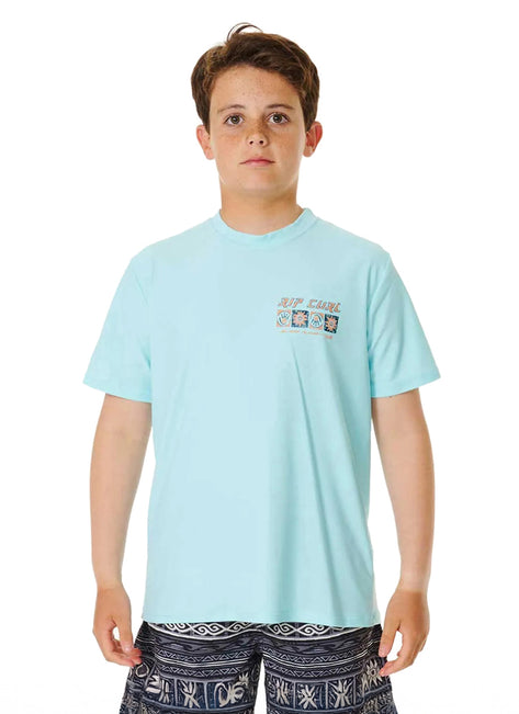 Rip Curl Youth Pure Short Sleeve UPF 50 Surf Shirt (Big Kid)