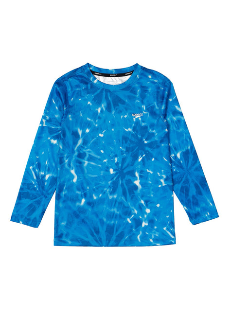 Speedo UV Swim Shirt Long Sleeve Tee Graphic Maglietta Rash Guard