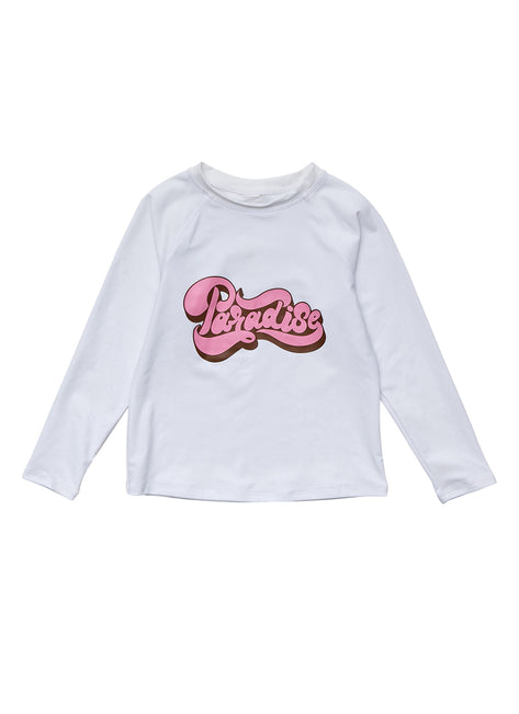 Snapper Rock Girls' Paradise Long Sleeve Rashguard (Toddler, Little Kid, Big Kid)