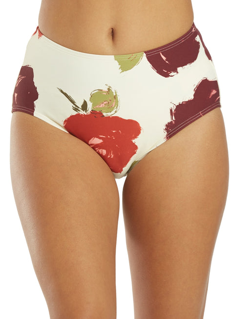 Kate Spade Women's Just Rosy High Waist Bikini Bottom