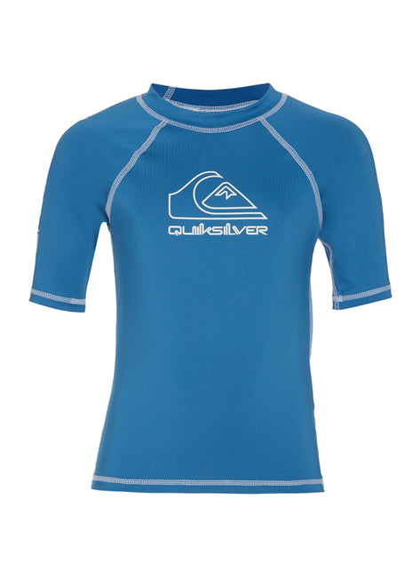 Quiksilver Boys' On Time Short Sleeve UPF 50 Rash Guard (Toddler, Little Kid)