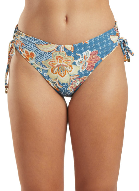 Azura Women's Azura Goa Midrise Tie Side Bikini Bottom