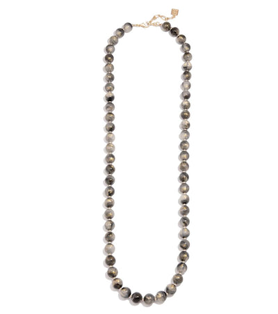 Zenzii Iridescent Beaded Long Necklace