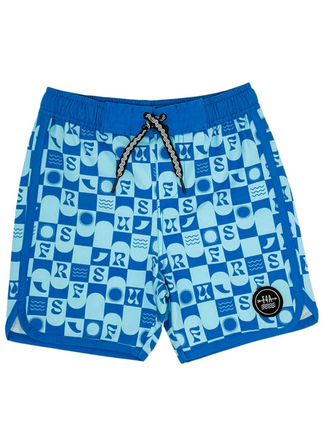 Feather 4 Arrow Boys' Retro Surf Board Shorts (Baby)