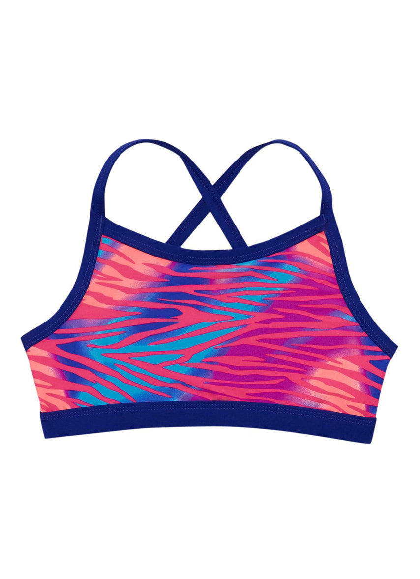 TYR Girls' Dreamland Trinity Bikini Top (Little Kid, Big Kid) at
