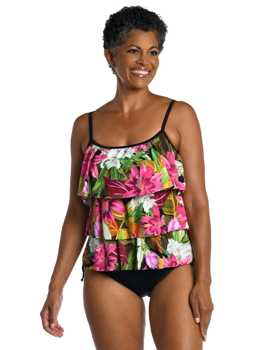 Layered Tankini Plus Size Zeroxposur Obelisk Knot Layered Tankini