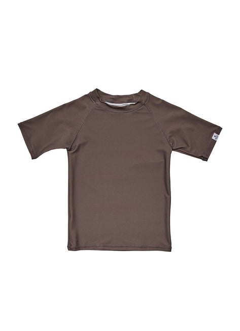 Snapper Rock Boys' Chocolate Sustainable Short Sleeve Rashguard (Toddler, Little Kid, Big Kid)