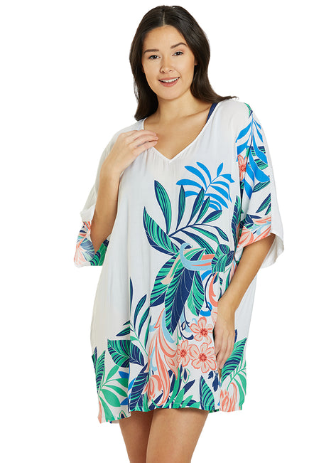 Jantzen Women's Floral Magic Celia Tunic Cover Up