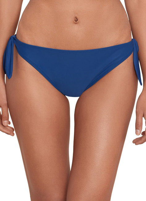 Ralph Lauren Women's Beach Club Solids Side Tie Scoop Bikini Bottom