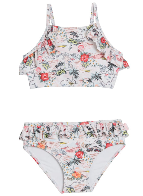 Seafolly Girls' Coast To Coast Two Piece Halter Bikini Set (Baby, Toddler, Little Kid)