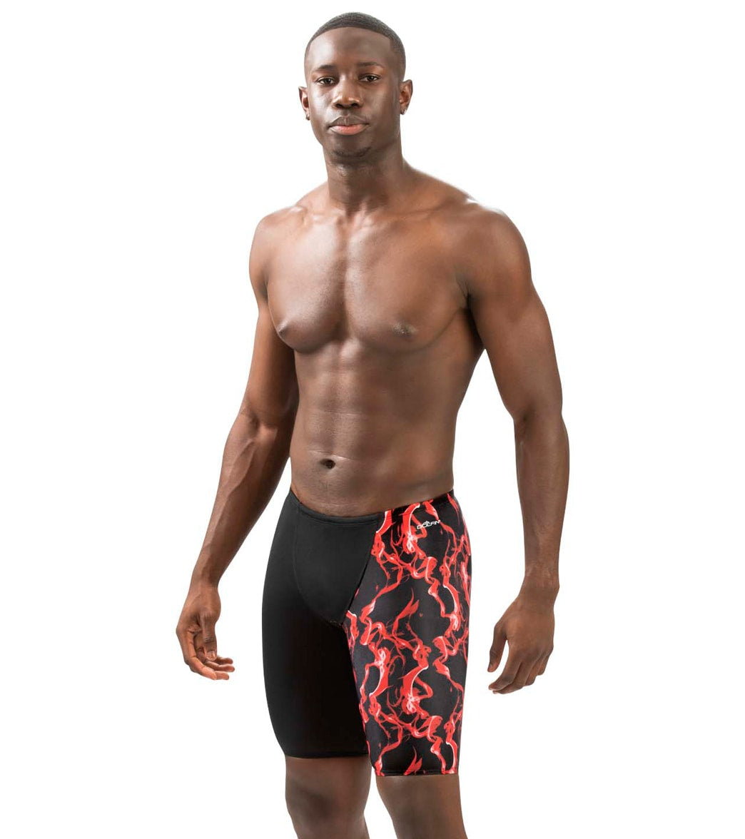 Dolfin Men's Reliance Vapor Print Spliced Jammer Swimsuit at