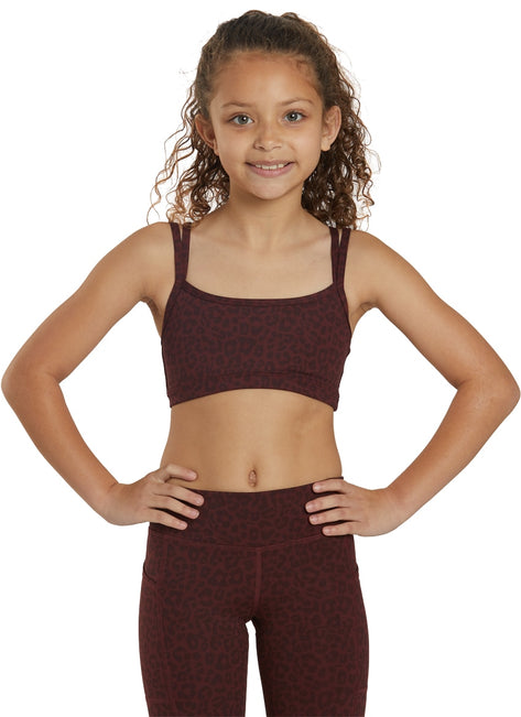 Everyday Yoga Girl Wholesome Cheetah Sports Bra