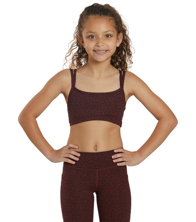 Everyday Yoga Girl Wholesome Cheetah Sports Bra