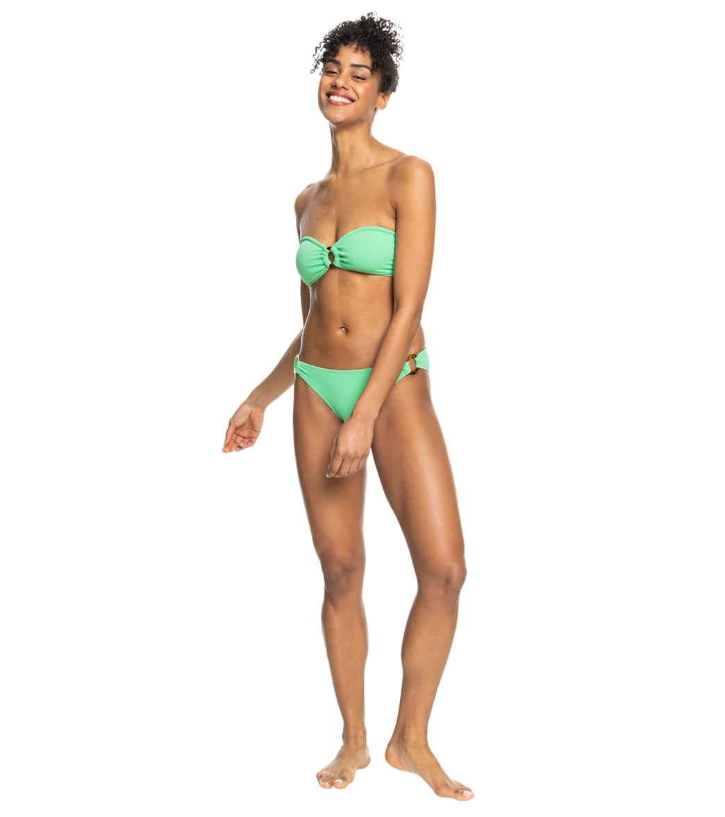 Roxy Women's Color Jam SD Bandeau Bikini Top at SwimOutlet.com