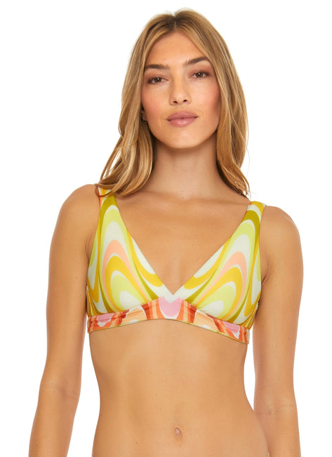 Becca Swim Women's Whirlpool Halter Bikini Top
