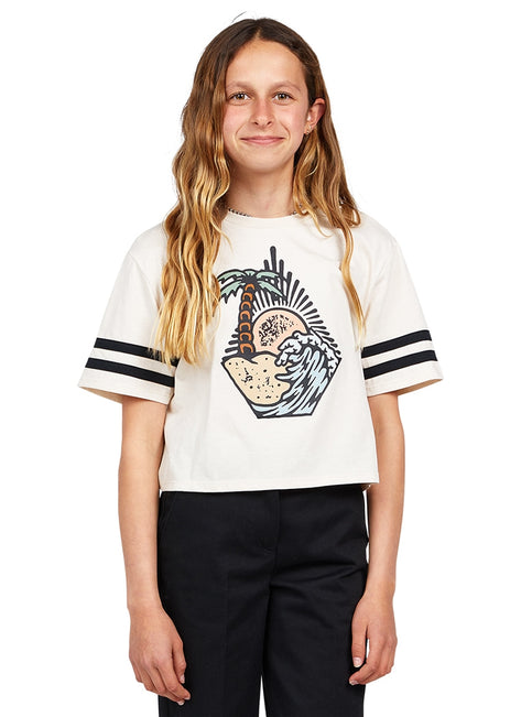 Volcom Girls' Truly Stoked Tee (Big Kid)