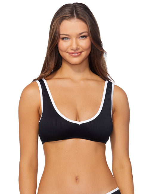 Raisins Women's Oceans Solids Shore Bikini Top