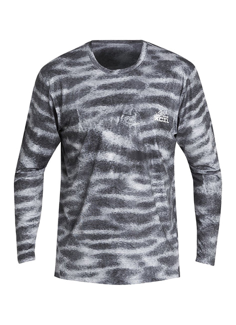 Xcel Men's Juan Shark Water Inspired VentX Relaxed Fit Long Sleeve UV Surf Shirt