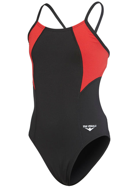 The Finals Girls' Surf Splice Swan Back One Piece Swimsuit
