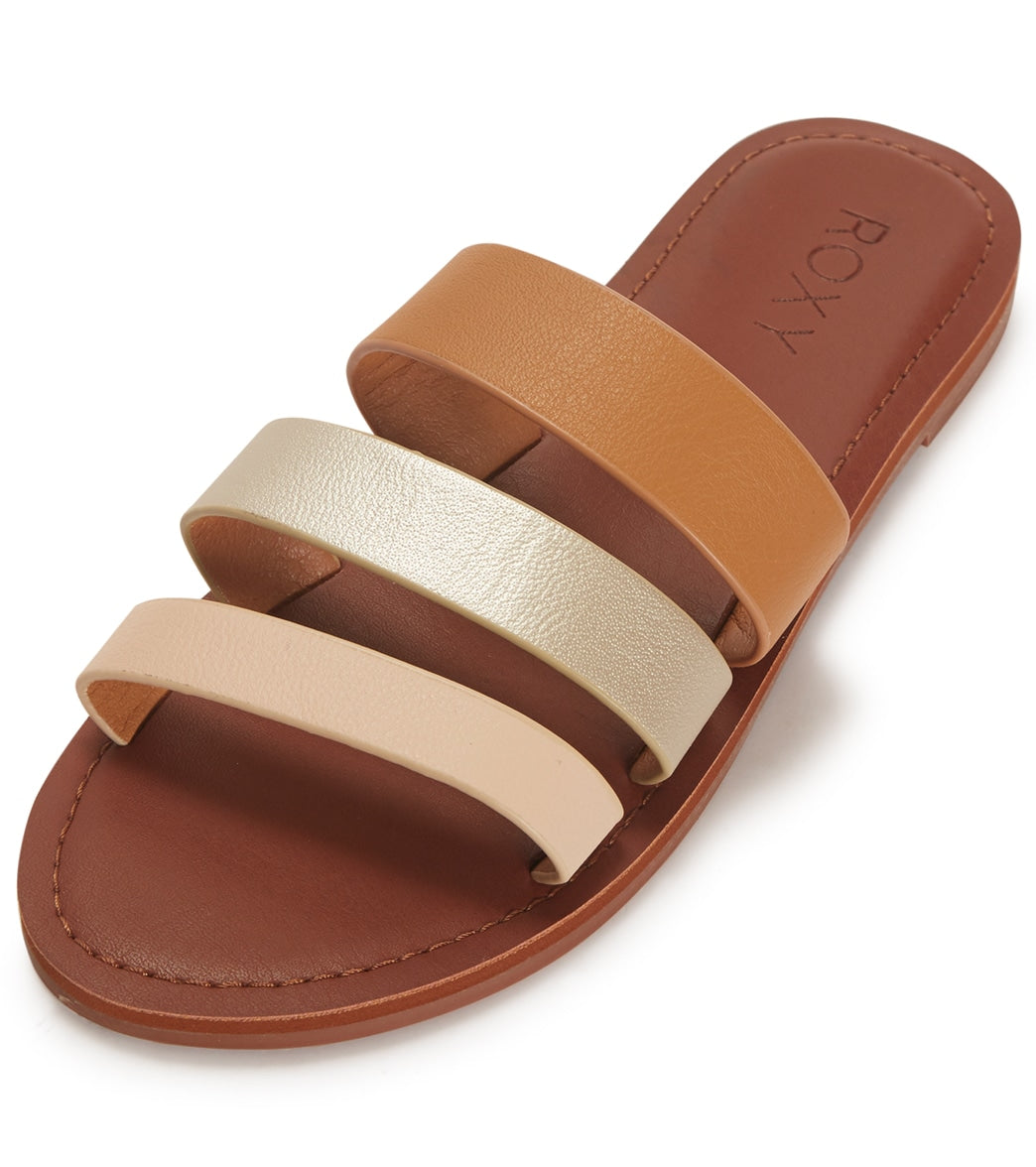 Roxy Sunyside Sandalo Piatto Donna Con Multi Cinturini E Tacco Posteriore – Comodo E Estivo