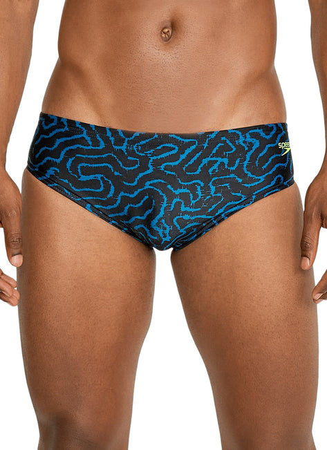 Speedo Men's Race Maze Brief Swimsuit