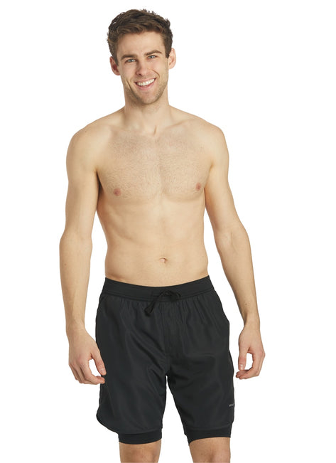 Sporti Men's Active Compressed Athletic Short