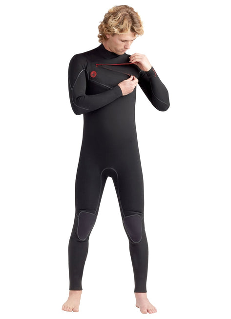 Body Glove Men's Red Cell 4/3mm Chest Zip Full Wetsuit