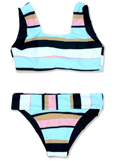 Feather 4 Arrow Girls' Island Hopper Reversible Two Piece Bikini Set (Little Kid, Big Kid)