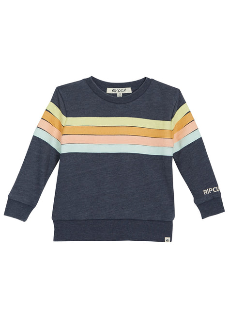 Rip Curl Girls' Day Break Crew Shirt (Toddler, Little Kid)