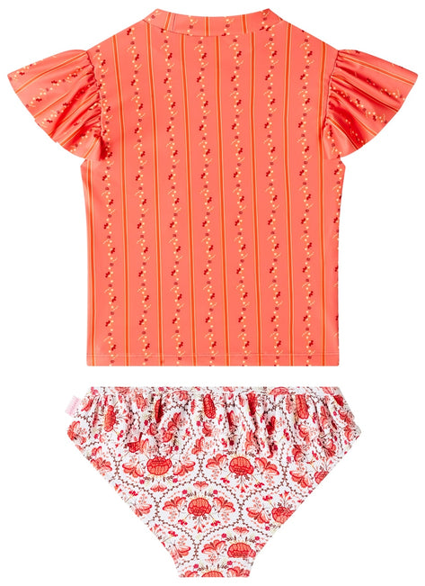 Seafolly Girls' Prague Two Piece Surf Set (Baby, Toddler, Little Kid)