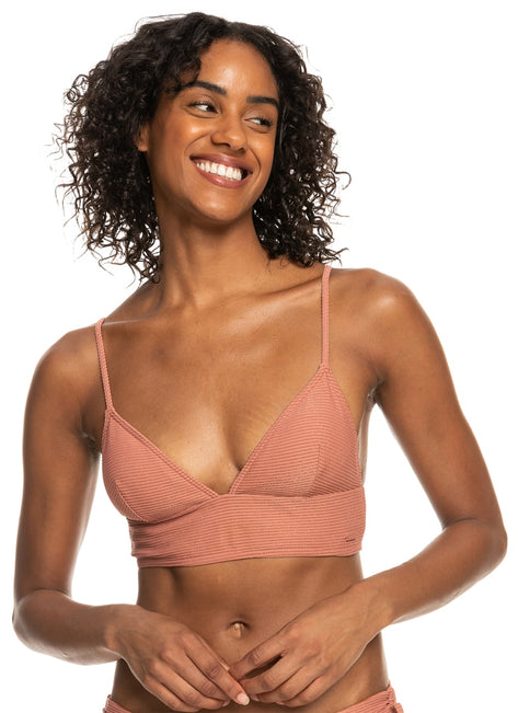 Roxy Women's Coconut Crew Cropped Bikini Top