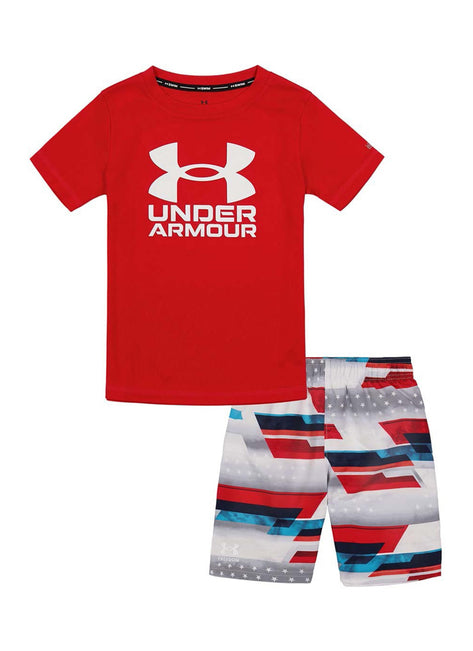 Under Armour Boys' UA Stars & Stripes Swim Set (Baby)