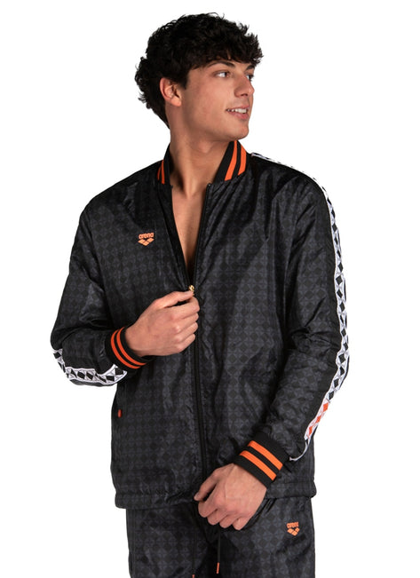 Arena Unisex 50th Anniversary Black Full Zip Jacket