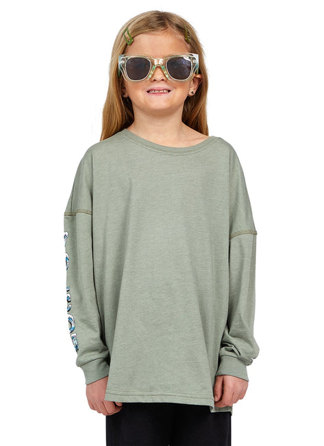 Volcom Girls' Werkin Double Long Sleeve Tee (Big Kid)