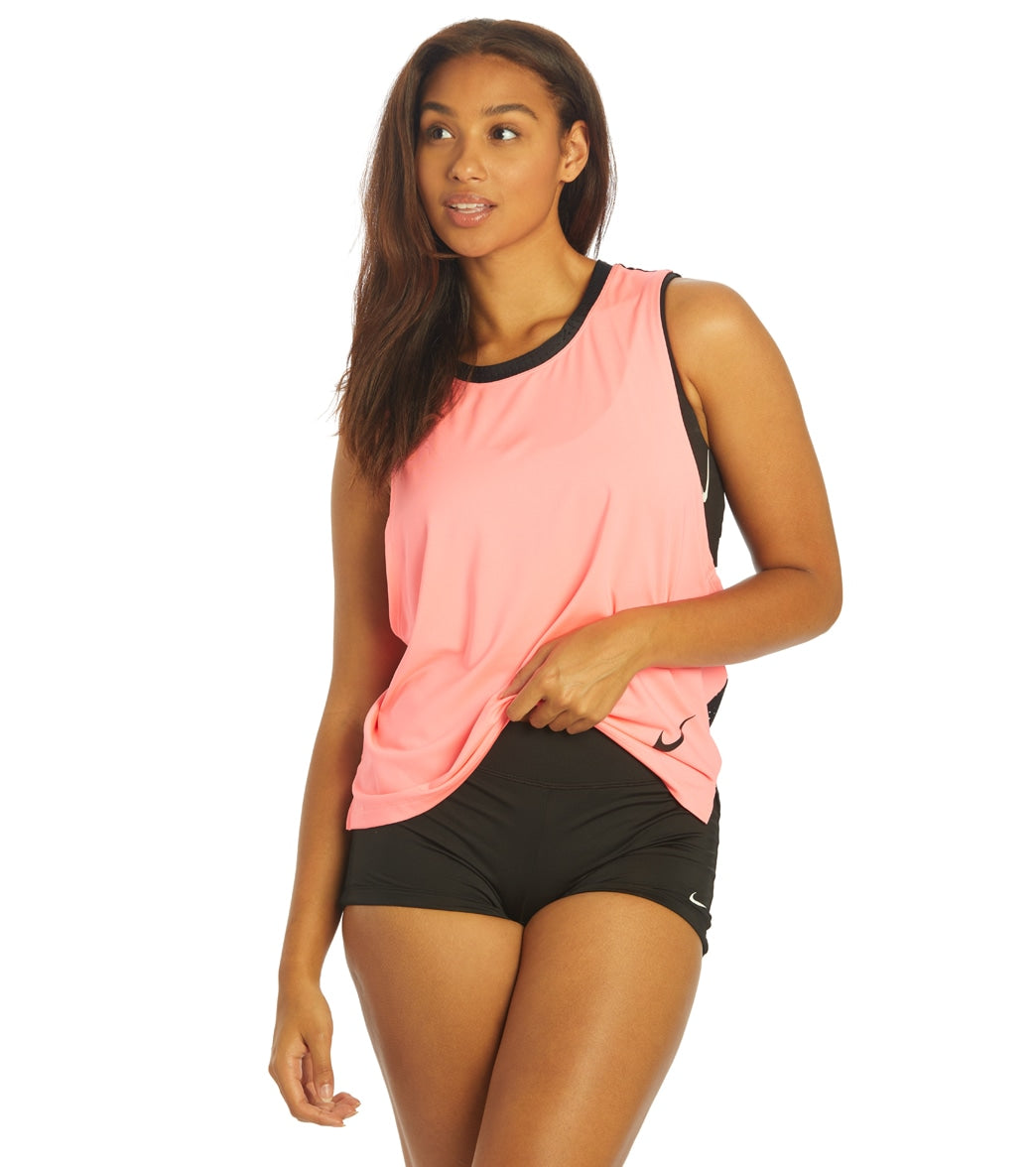Mesh Stitching Casual Sports Top & Cover Up main image 0