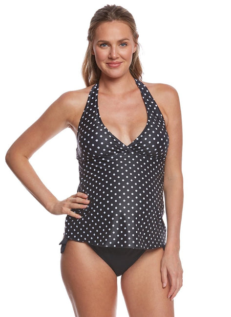 Prego Swimwear Maternity Dot Tankini Set