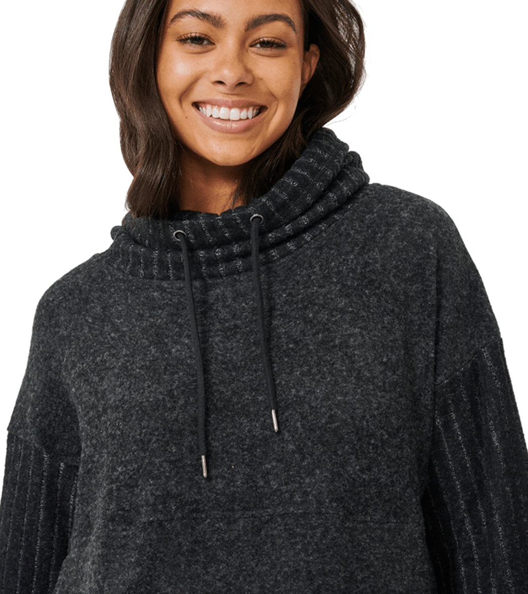 Rip Curl Women's Cosy Roll Neck II Pullover Hoodie at SwimOutlet.com