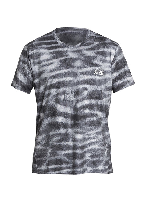 XCEL Herren Premium Stretch UV Sun Shirt – Kurzärmlig, 4-Wege-Stretch, 6-ounce Gewebe, Passgenau