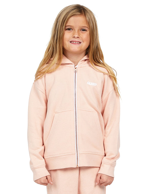 Volcom Girls' Lil Zip Fleece Hoodie (Big Kid)