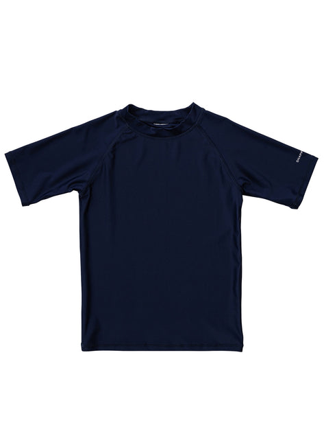 Snapper Rock Boys' Navy Short Sleeve Rashguard (Toddler, Little Kid, Big Kid)