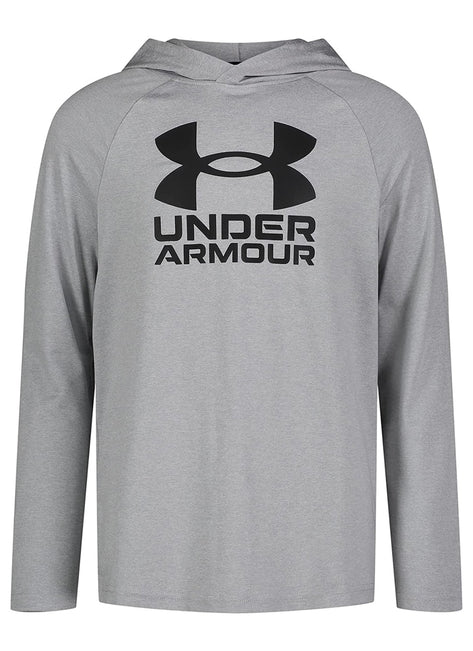 Under Armour Boys' UA Hooded Long Sleeve UPF Shirt (Little Kid)