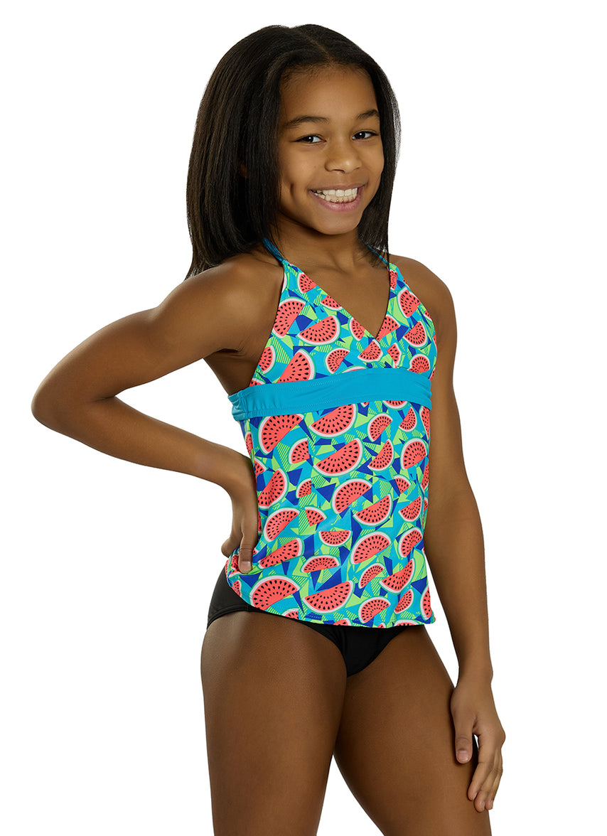 Tankini Top Girls Tankini Set Justice Girls Ruffle Tankini Top