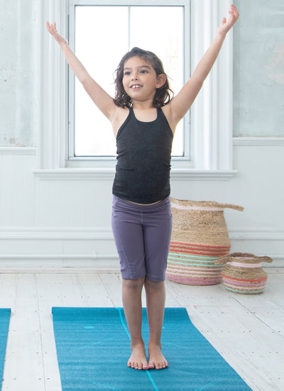 Everyday Yoga Girl Uphold Solid High Waisted Biker Shorts with Pocket