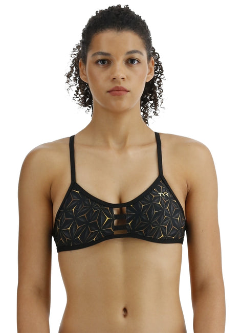 TYR Women's Obsidian Pacific Tieback Swimsuit Top