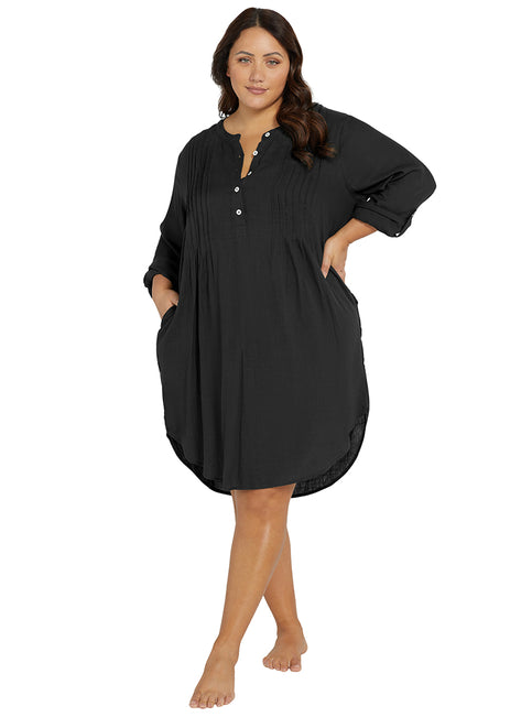 Artesands Woman's Plus Size Resort Wear Cover Up Shirt