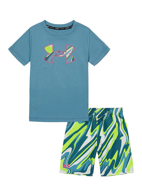 Under Armour Boys' UA Youth Melt Short Sleeve Swim Set (Baby)