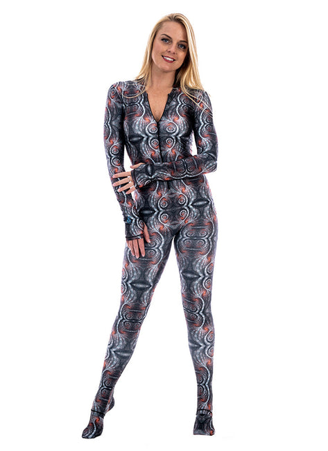 SlipIns Unisex Crimson Tide Zippered Unitard
