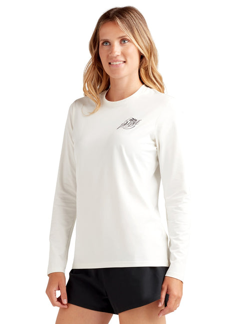 Dakine Women's Mission Crew Long Sleeve UPF 50 Surf Shirt