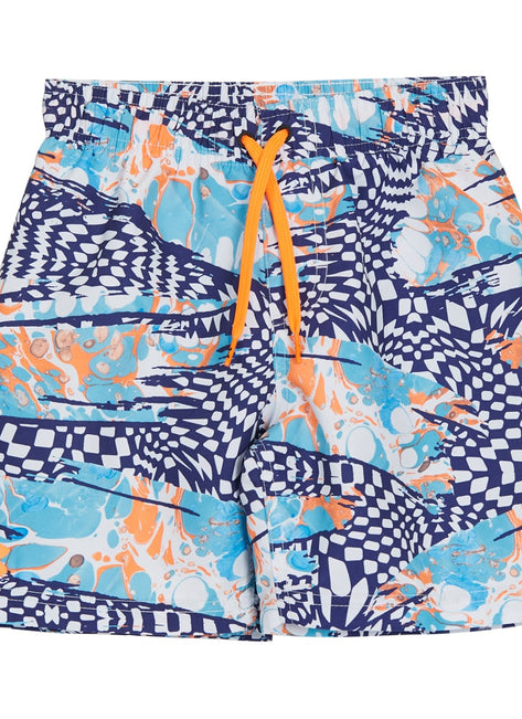 Under Armour Boys' UA Checker Mash Volley Shorts (Big Kid)